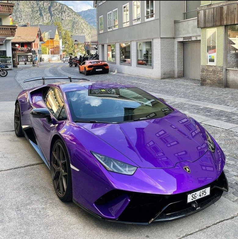 Ламборджини хуракан фиолетовая