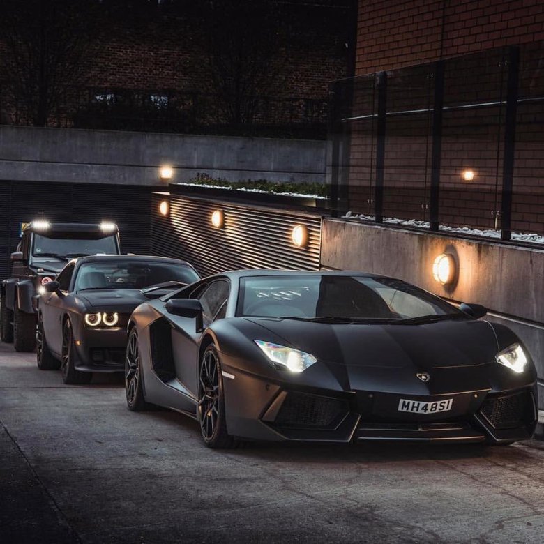 Lamborghini aventador lp700 чёрный