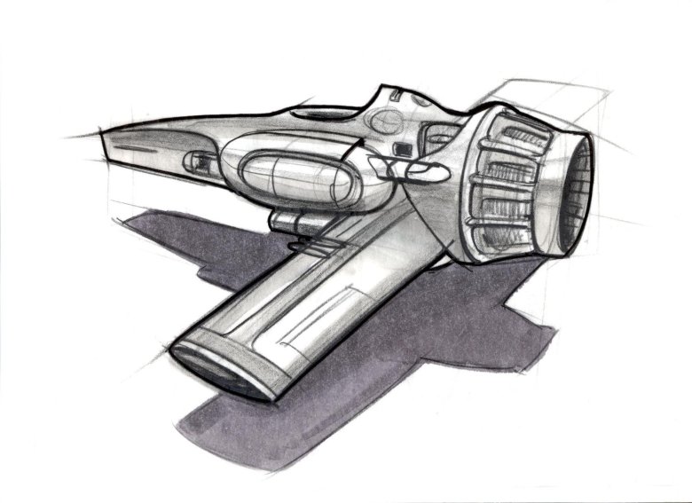 Космический корабль эскиз