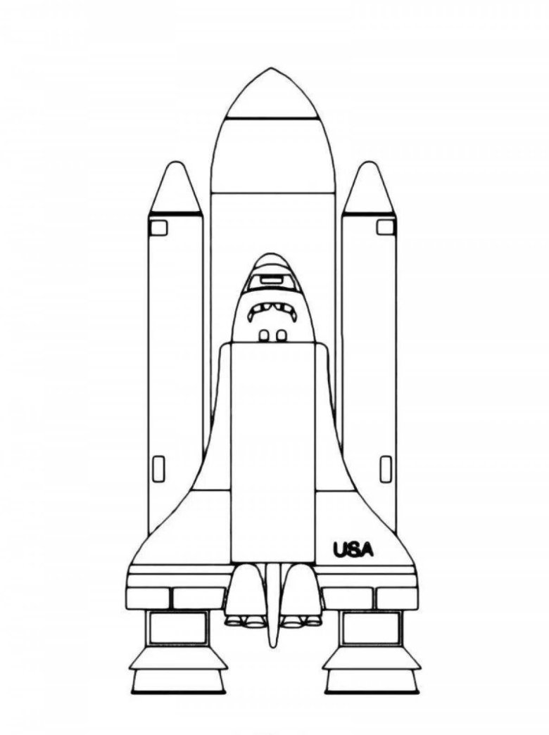 Раскраска космические корабли