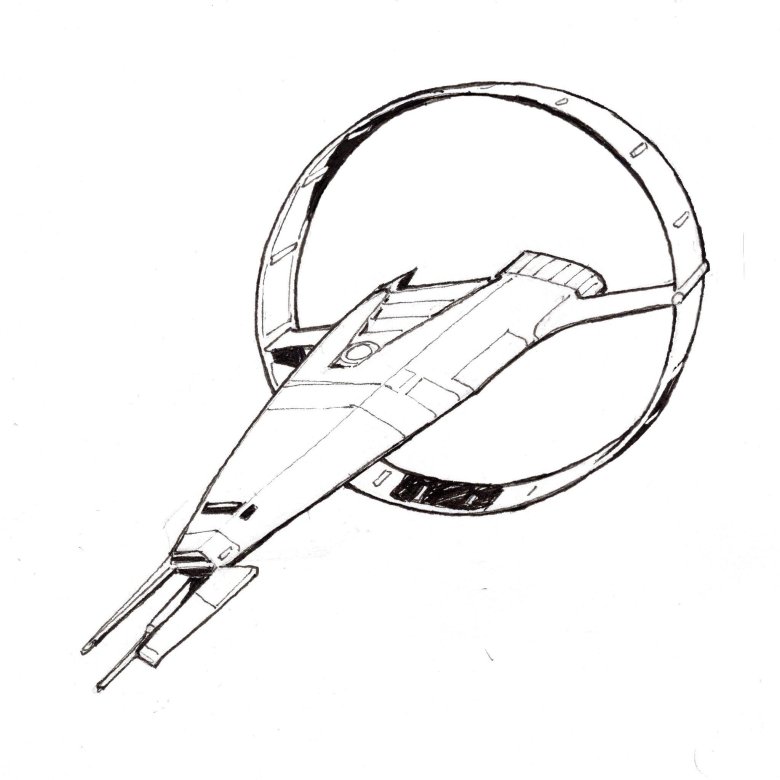 Рисунки космических кораблей