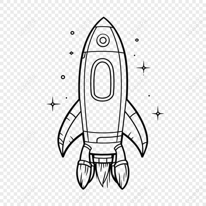 Ракета рисунки