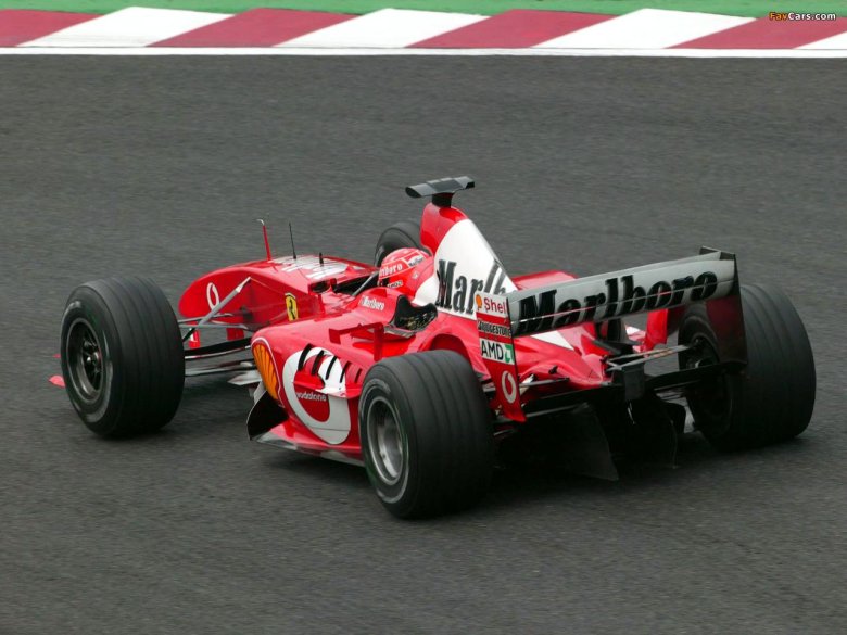 Ferrari f2004 михаэля шумахера