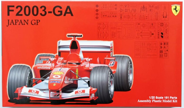 Сборная модель fujimi 1/20 ferrari 2003