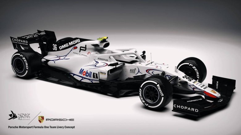 F1 2022 porsche livery