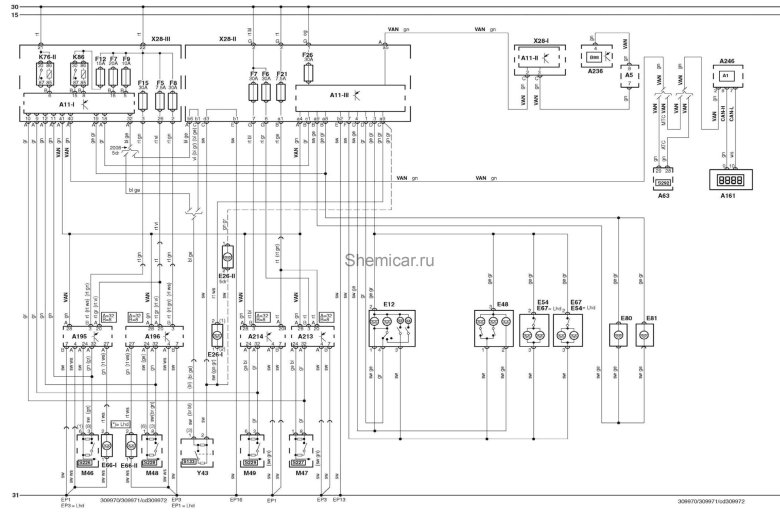 Электросхема блок абс ситроен с4