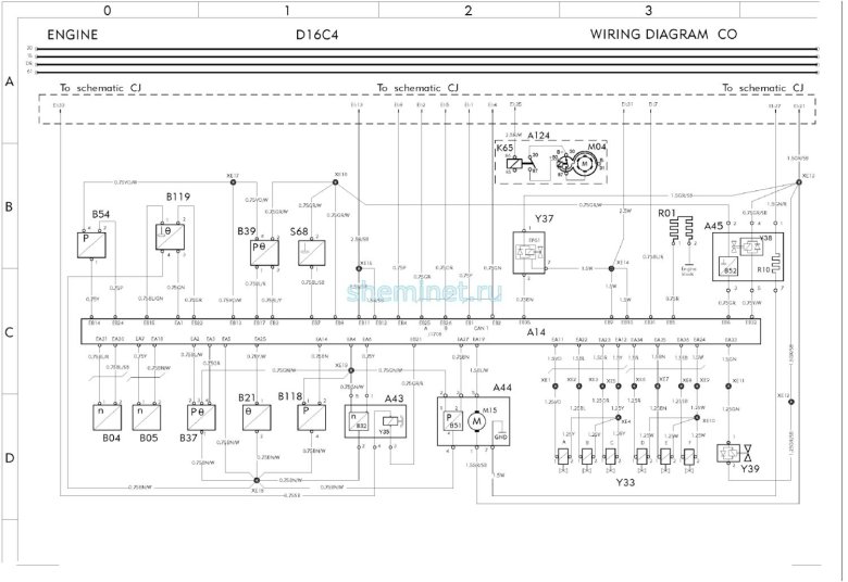 Электросхема автомобиля