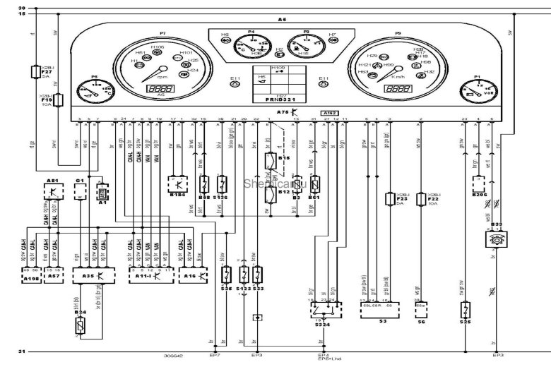 Электросхема сеат леон 1