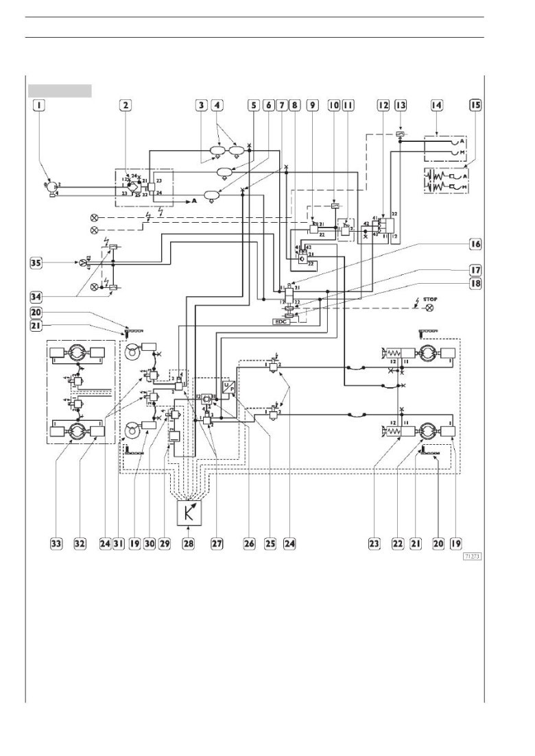 Схема тормозной системы ивеко