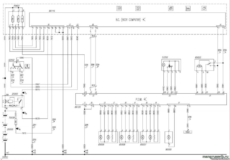 Схема электрооборудования iveco trakker
