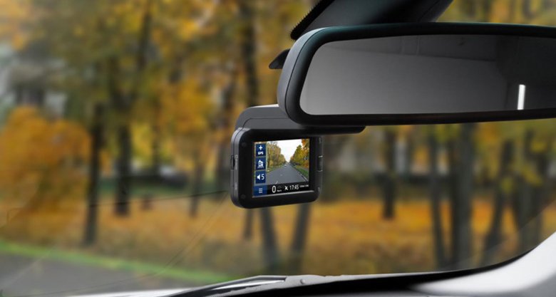 Регистратор-зеркало неолайн