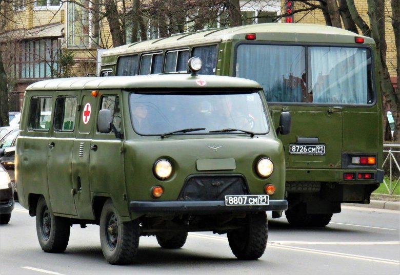 Уаз 452 буханка санитарный военный