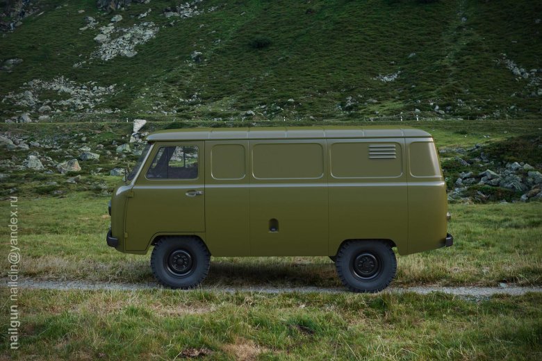 Уаз буханка вид сбоку