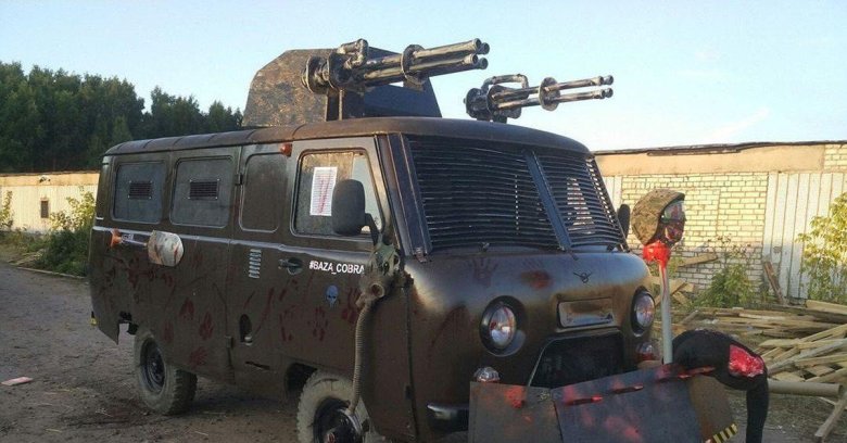 Бронированный уаз буханка