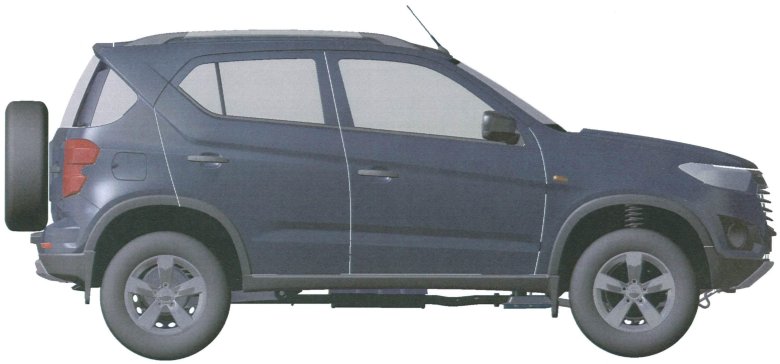 Chevrolet niva сбоку
