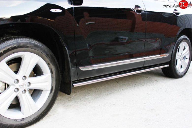 Пороги на тойота хайлендер 2012