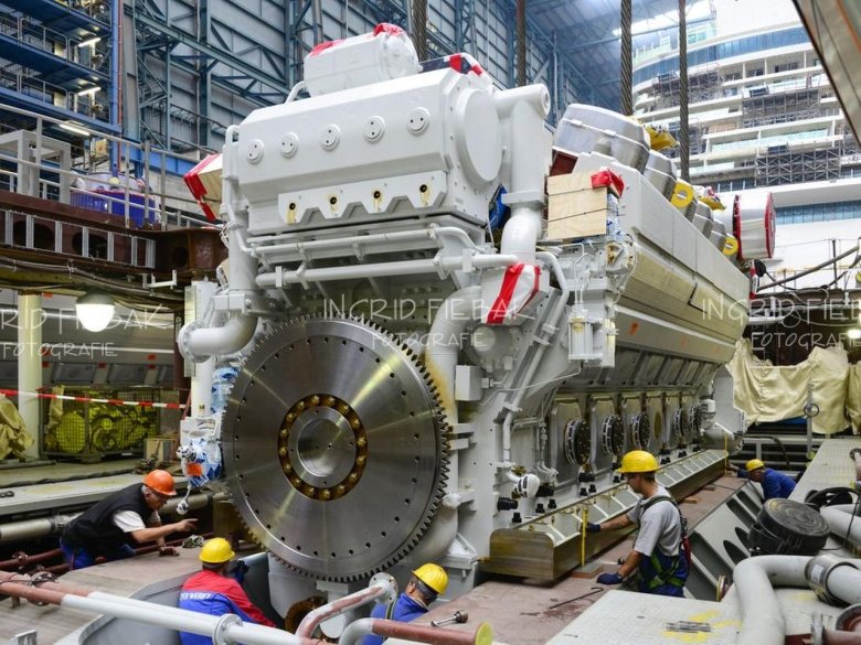 Двигатель wartsila-sulzer rta96-c дизельный