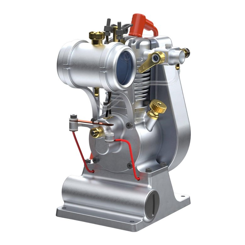 Одноцилиндровый двигатель