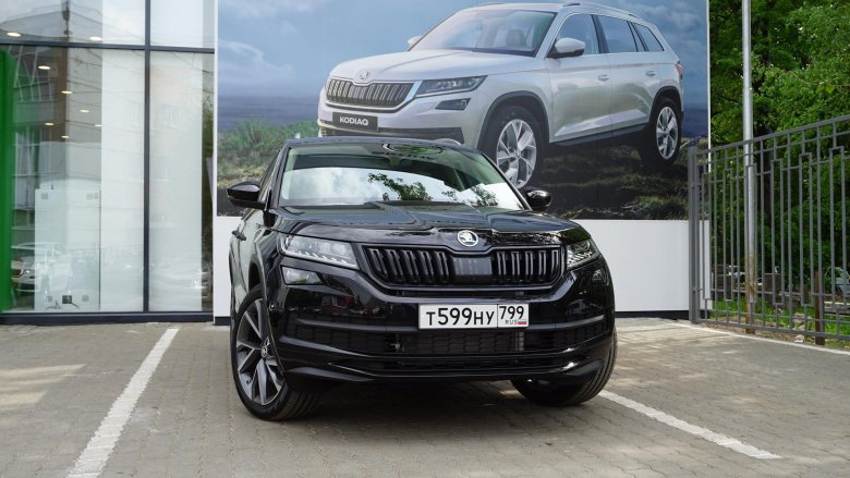 Skoda kodiaq черный
