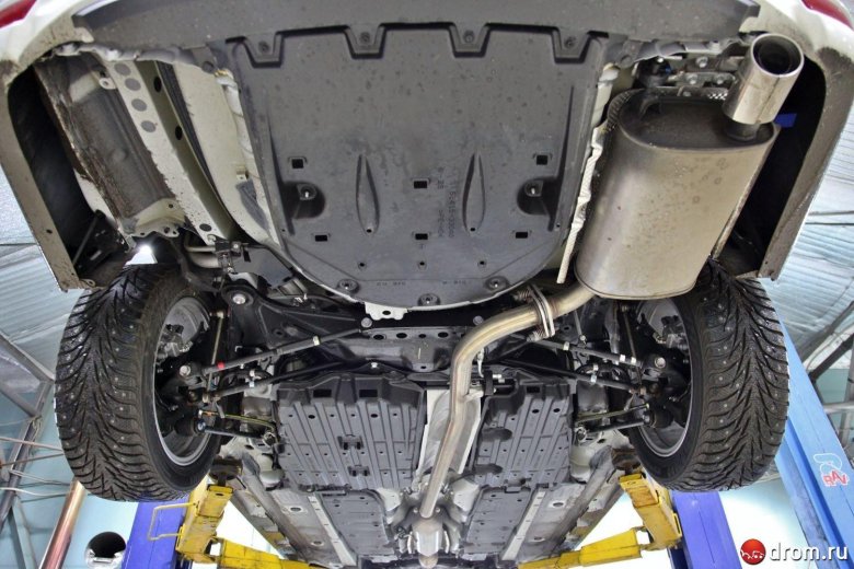 Дно автомобиля