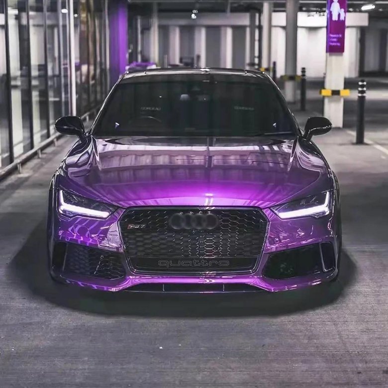 Audi rs7 purple
