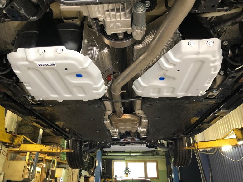 Днище шкода кодиак дизель