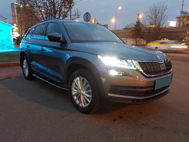 Skoda kodiaq platinum grey