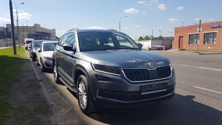 Шкода кодиак серая