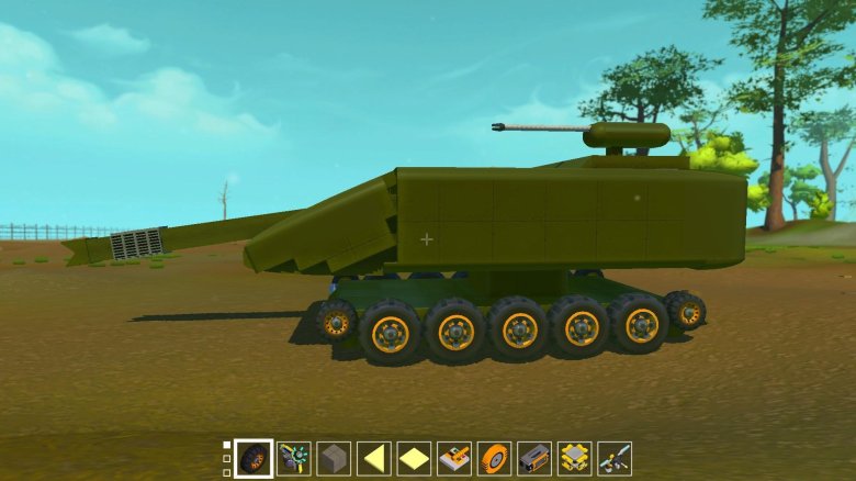 Танк в скрап механик