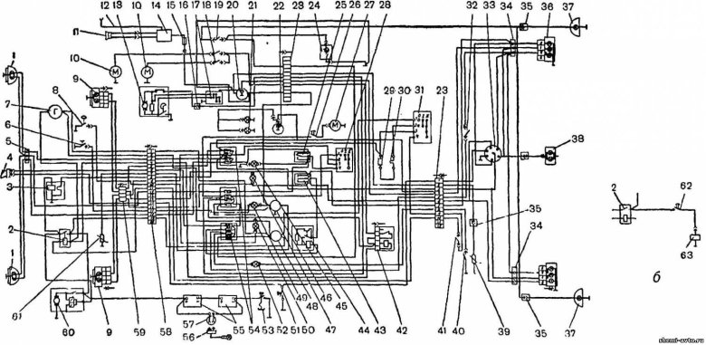 Схема электрооборудования мтз 80 малая кабина
