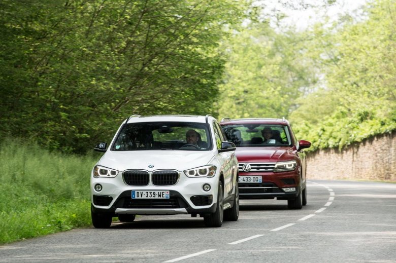 Volkswagen tiguan и bmw x1