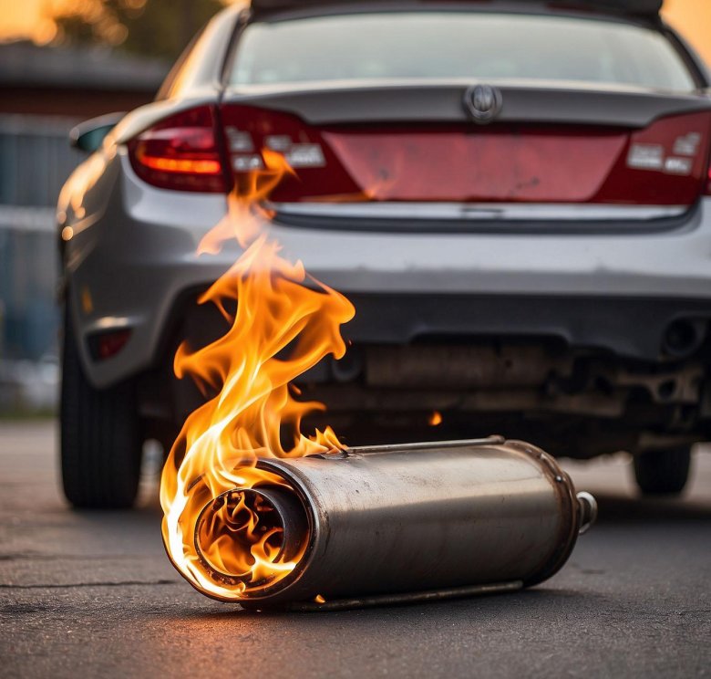 Огонь из выхлопа