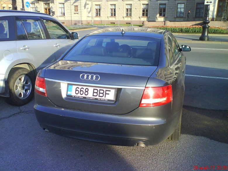 Audi a6 c6 2008 сзади