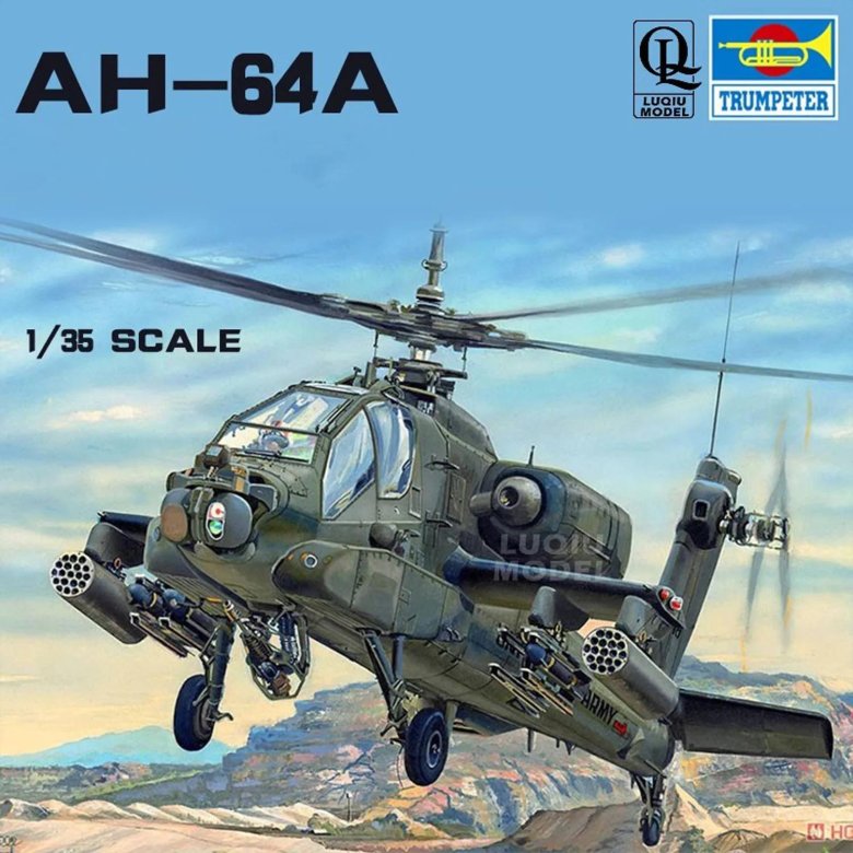 Моделист\ 207210 модель сборная \ вертолет ан-64а апач\ 1/72