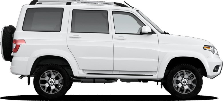 Уаз патриот сбоку