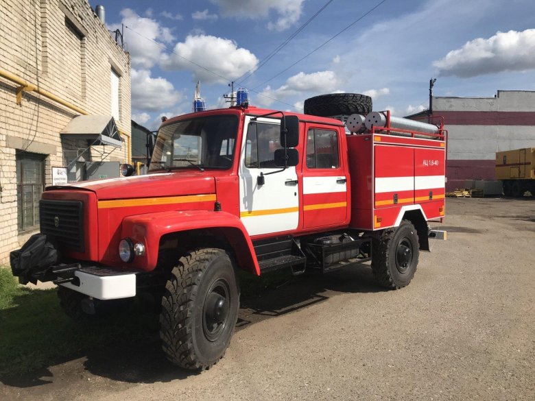 Газ 33086 пожарная автоцистерна
