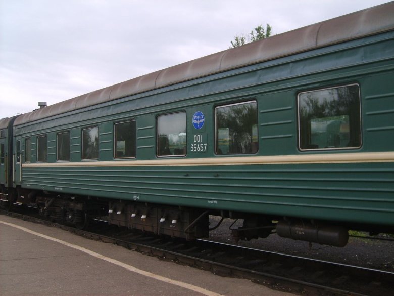 Пассажирский вагон ржд зеленый