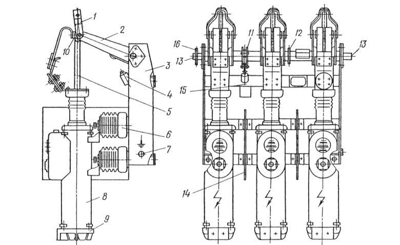 Вмг 10 выключатель масляный