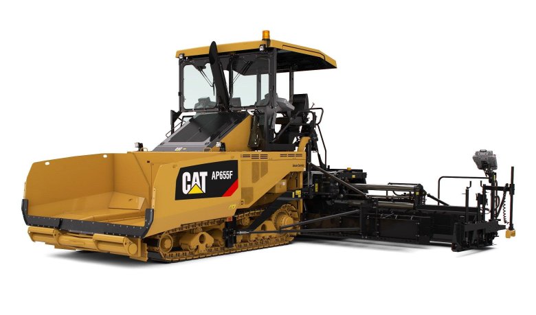 Гусеничный асфальтоукладчик cat ap655f