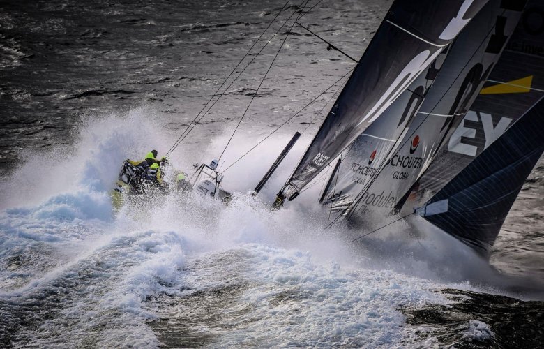 Volvo ocean race шторм