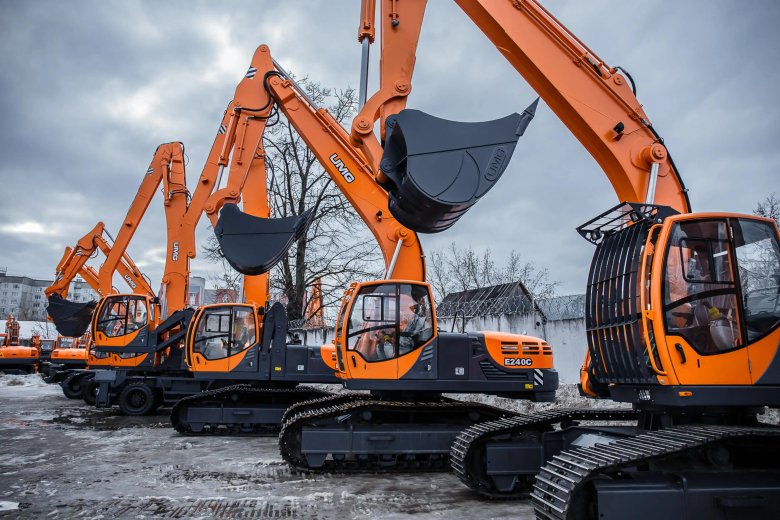 Российские экскаваторы