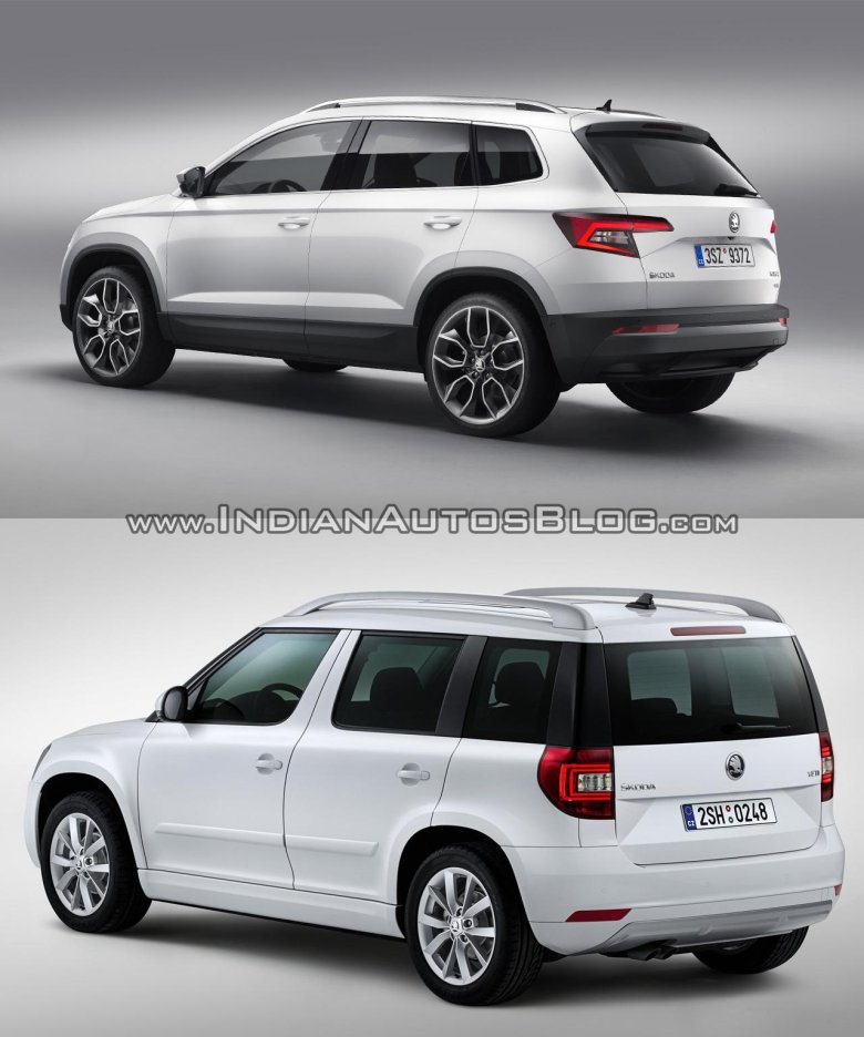 Шкода йети карок