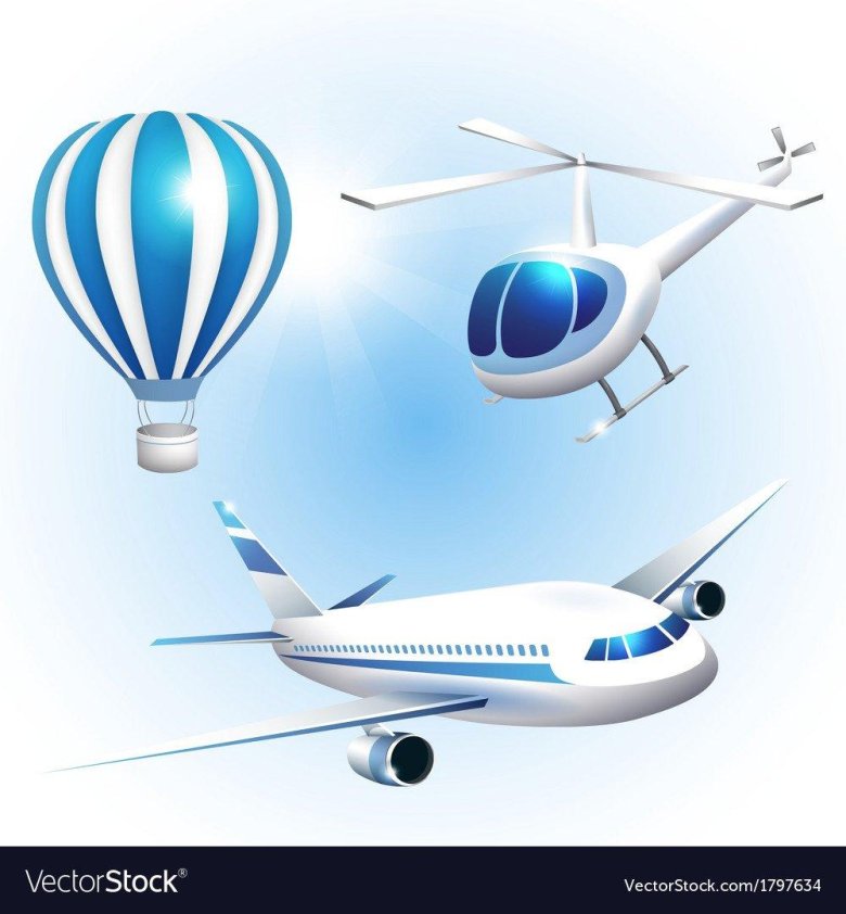 Самолет на прозрачном фоне