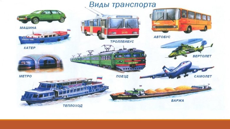 Вид транспорта