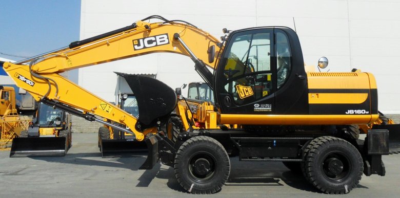 Колесный экскаватор jcb js160w