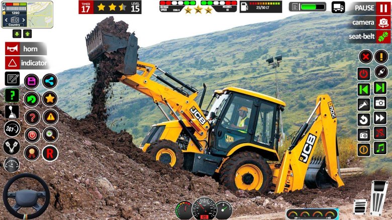 Jcb excavator simulator games