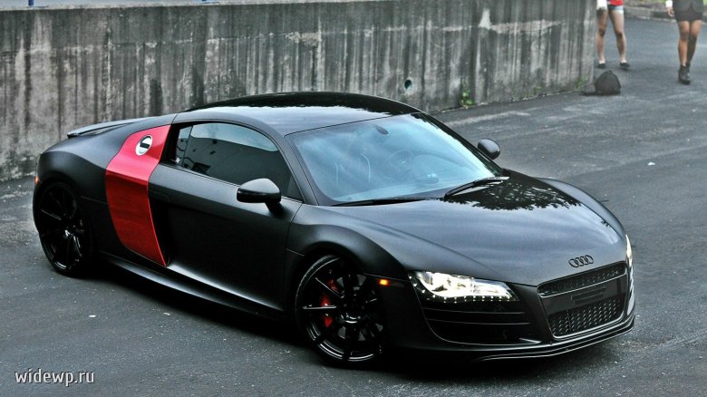 Ауди р8 черная матовая