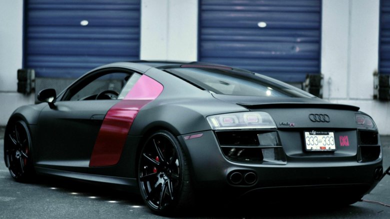Audi r8 black matte