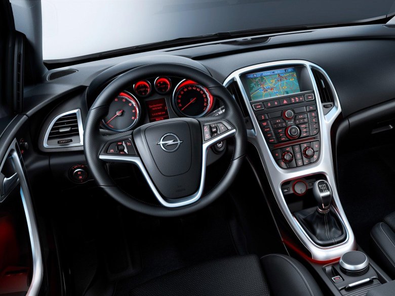 Opel astra gtc 2012 салон