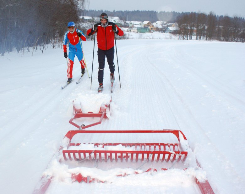 Борона для прокладки лыжни snowpro